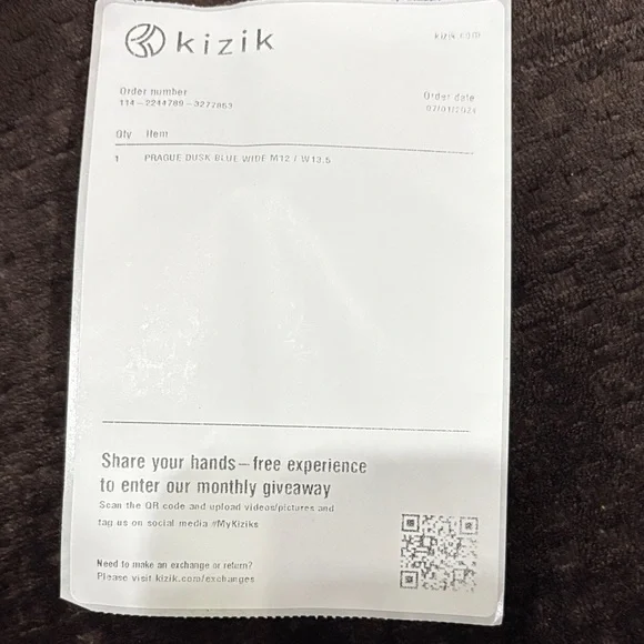 Kizik Men's Navy Blue Sneakers - Picture 2 of 5